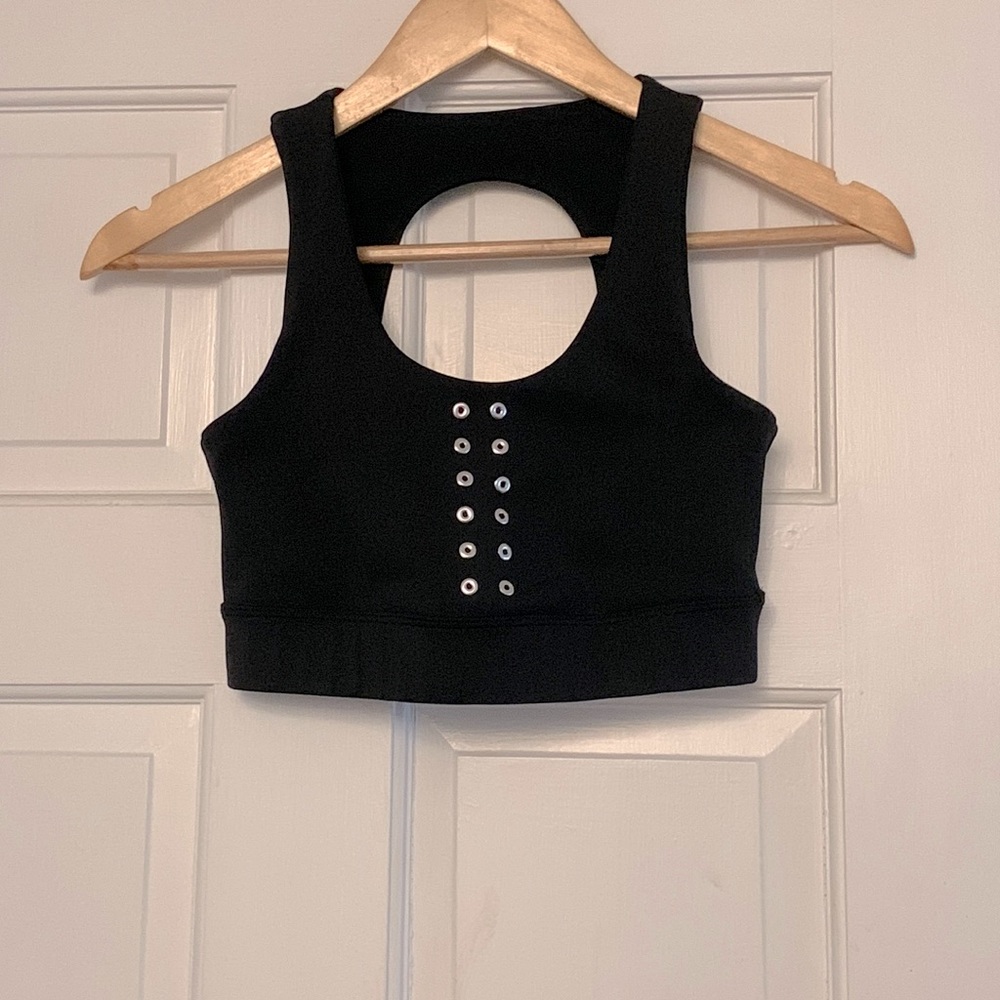 Soul cycle black work out bra